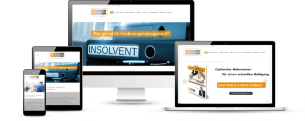 Debkon Plus Forderungsmanagement Website